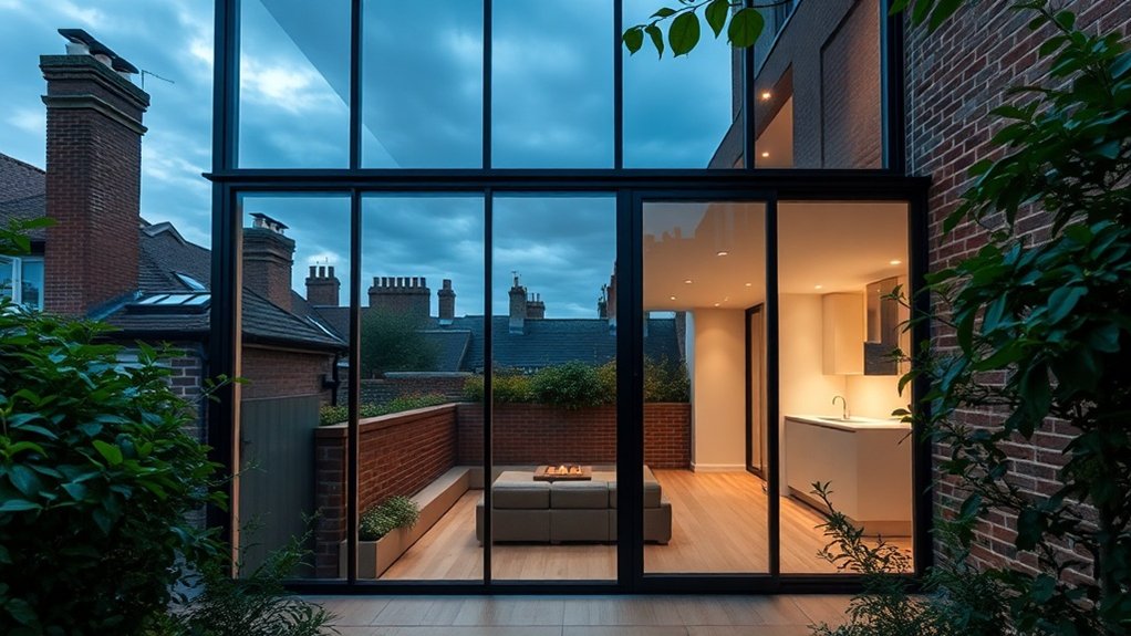 Glass Extension Walls Amersham