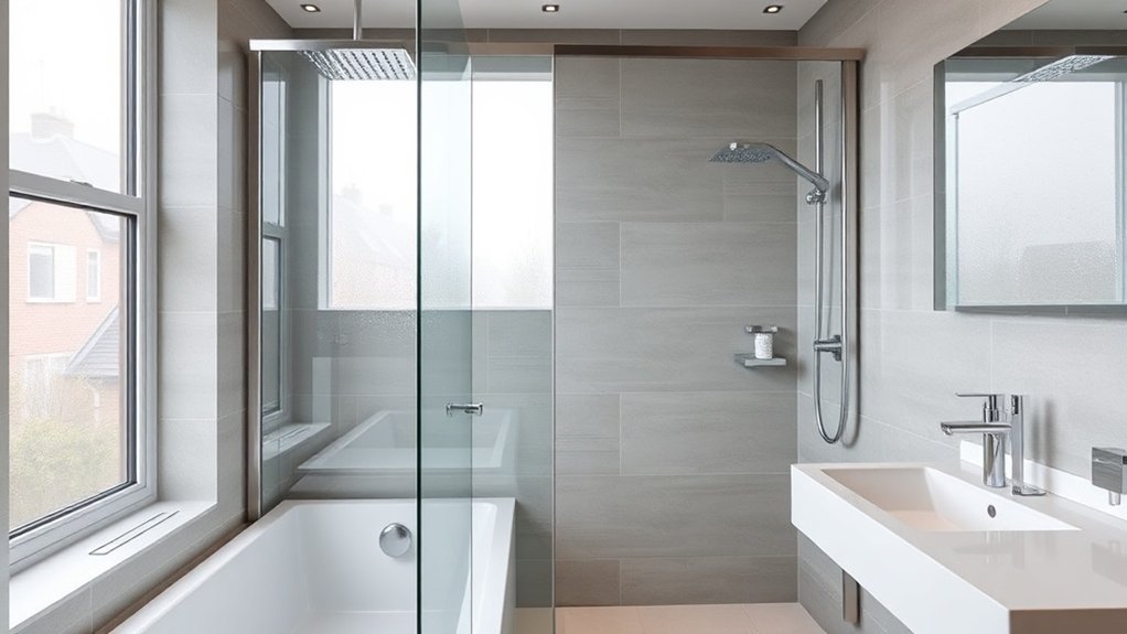 Semi-Frameless Shower Screens Amersham