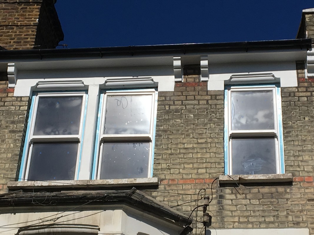 New uPVC sash windows fitted on Victorian terrace in Amersham
